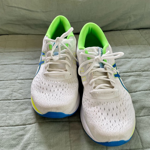 ASICS Men\'s White and Blue Running Shoes main image 6